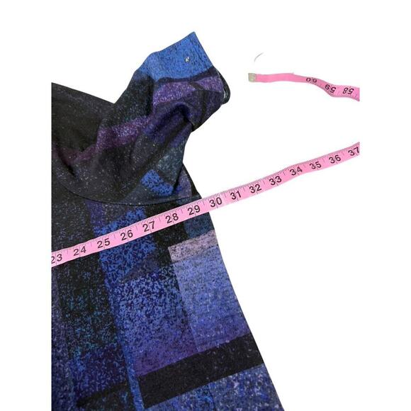 Ali Miles Womens Colorful Abstract Art To Wear Knit Buttoned Cardigan Blouse 3XL - Picture 5 of 6